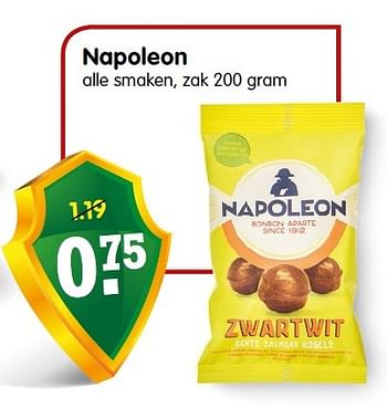 Aanbiedingen Napoleon - Napoleon - Geldig van 02/08/2015 tot 08/08/2015 bij Em-té