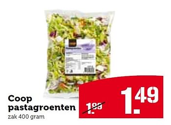 Aanbiedingen Coop pastagroenten - Huismerk - Coop - Geldig van 03/08/2015 tot 09/08/2015 bij Coop