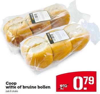 Aanbiedingen Coop witte of bruine bollen - Huismerk - Coop - Geldig van 03/08/2015 tot 09/08/2015 bij Coop