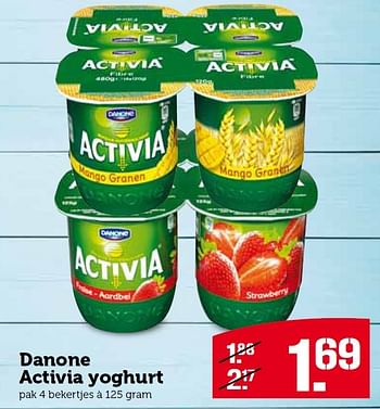 Aanbiedingen Danone activia yoghurt - Danone - Geldig van 03/08/2015 tot 09/08/2015 bij Coop