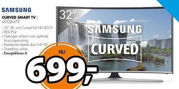 Aanbiedingen Samsung curved smart tv ue32j6370 - Samsung - Geldig van 03/08/2015 tot 09/08/2015 bij Expert