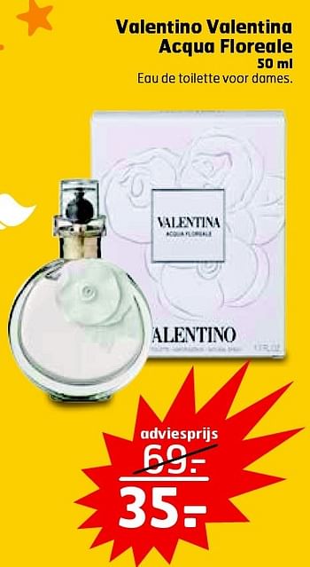 Aanbiedingen Valentino valentina acqua floreale - Valentino - Geldig van 04/08/2015 tot 09/08/2015 bij Trekpleister