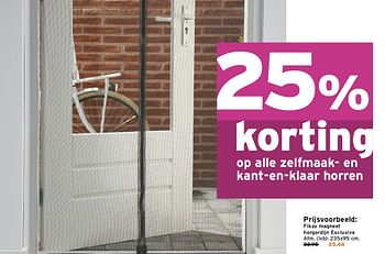 Aanbiedingen Fikzo magneet horgordijn exclusive - Huismerk - Gamma - Geldig van 03/08/2015 tot 09/08/2015 bij Gamma