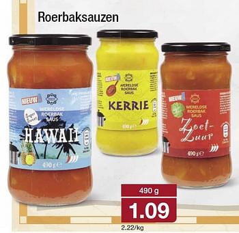 Aanbiedingen Roerbaksauzen - Huismerk - Aldi - Geldig van 12/08/2015 tot 18/08/2015 bij Aldi