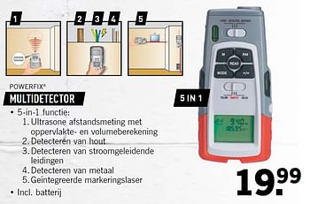 Aanbiedingen Multidetector - PowerFix - Geldig van 10/08/2015 tot 12/08/2015 bij Lidl