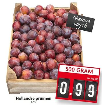 Aanbiedingen Hollandse pruimen - Huismerk - Deka Markt - Geldig van 09/08/2015 tot 15/08/2015 bij Deka Markt