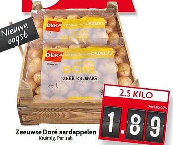 Aanbiedingen Zeeuwse doré aardappelen - Huismerk - Deka Markt - Geldig van 09/08/2015 tot 15/08/2015 bij Deka Markt