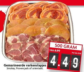 Aanbiedingen Gemarineerde varkenslapjes - Huismerk - Deka Markt - Geldig van 09/08/2015 tot 15/08/2015 bij Deka Markt