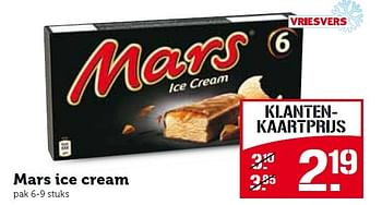 Aanbiedingen Mars ice cream - Mars - Geldig van 10/08/2015 tot 16/08/2015 bij Coop