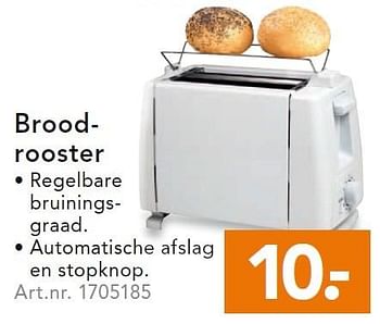 Aanbiedingen Broodrooster - Huismerk - Blokker - Geldig van 10/08/2015 tot 19/08/2015 bij Blokker