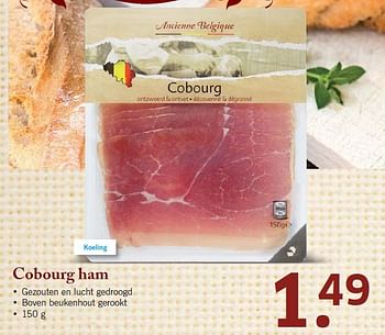 Aanbiedingen Cobourg ham - Ancienne Belgique - Geldig van 10/08/2015 tot 16/08/2015 bij Lidl