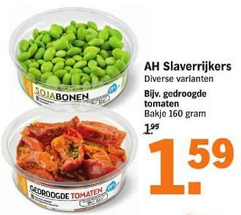 Aanbiedingen Gedroogde tomaten - Huismerk - Albert Heijn - Geldig van 10/08/2015 tot 16/08/2015 bij Albert Heijn