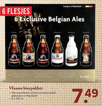 Aanbiedingen Vlaams bierpakket - Piraat - Geldig van 10/08/2015 tot 16/08/2015 bij Lidl