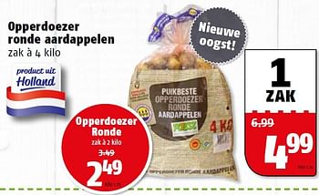 Aanbiedingen Opperdoezer ronde aardappelen - Huismerk Poiesz - Geldig van 10/08/2015 tot 16/08/2015 bij Poiesz