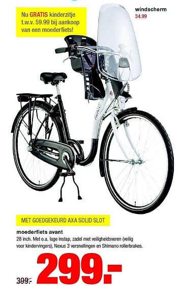 Aanbiedingen Moederfiets avant - Avant - Geldig van 10/08/2015 tot 16/08/2015 bij Praxis