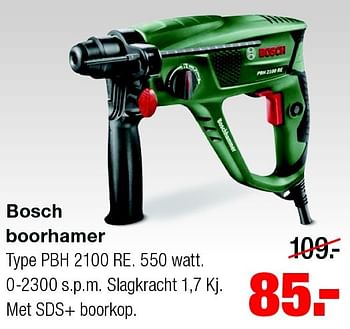 Aanbiedingen Bosch boorhamer pbh 2100 re - Bosch - Geldig van 10/08/2015 tot 16/08/2015 bij Praxis