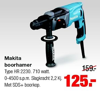 Aanbiedingen Makita boorhamer hr 2230 - Makita - Geldig van 10/08/2015 tot 16/08/2015 bij Praxis