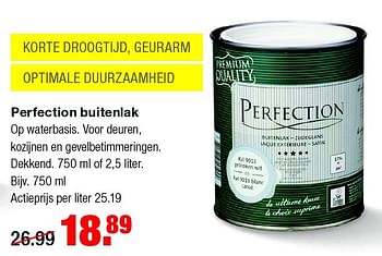 Aanbiedingen Perfection buitenlak - Perfection - Geldig van 10/08/2015 tot 16/08/2015 bij Praxis