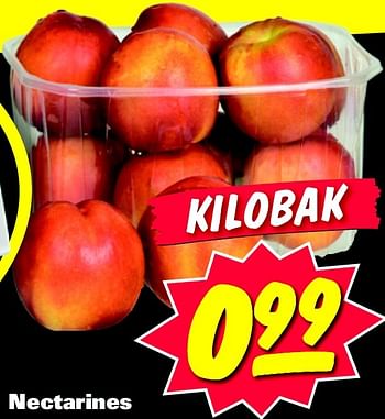 Aanbiedingen Nectarines - Huismerk - Nettorama - Geldig van 10/08/2015 tot 16/08/2015 bij Nettorama