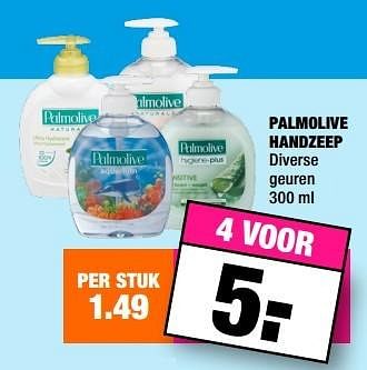 Aanbiedingen Palmolive handzeep - Palmolive - Geldig van 10/08/2015 tot 23/08/2015 bij Big Bazar