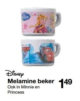 Aanbiedingen Melamine beker - Disney - Geldig van 15/08/2015 tot 29/08/2015 bij Zeeman