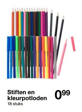 Aanbiedingen Stiften en kleurpotloden - Huismerk - Zeeman  - Geldig van 15/08/2015 tot 29/08/2015 bij Zeeman