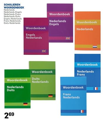 Aanbiedingen Scholieren woordenboek - Huismerk - Action - Geldig van 05/08/2015 tot 06/09/2015 bij Action