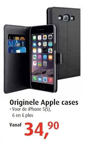 Aanbiedingen Originele apple cases - Apple - Geldig van 03/08/2015 tot 06/09/2015 bij Belcompany