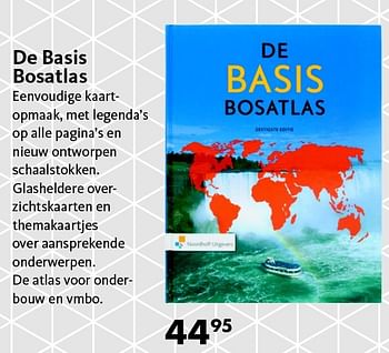 Aanbiedingen De basis bosatlas - Huismerk-Bruna - Geldig van 03/08/2015 tot 06/09/2015 bij Bruna