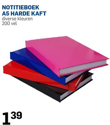 Aanbiedingen Notitieboek a5 harde kaft - Huismerk - Action - Geldig van 05/08/2015 tot 06/09/2015 bij Action