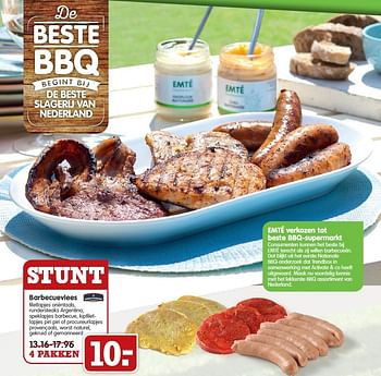 Aanbiedingen Barbecuevlees filetlapjes oriëntaals - Heerlyckheeden - Geldig van 16/08/2015 tot 22/08/2015 bij Em-té