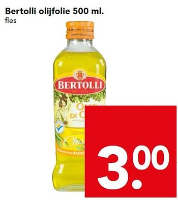 Aanbiedingen Bertolli olijfolie - Bertolli - Geldig van 16/08/2015 tot 22/08/2015 bij Deen Supermarkten