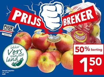 Aanbiedingen Junami appelen - Huismerk deen supermarkt - Geldig van 16/08/2015 tot 22/08/2015 bij Deen Supermarkten