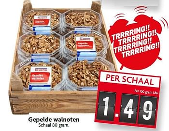 Aanbiedingen Gepelde walnoten - Huismerk - Deka Markt - Geldig van 16/08/2015 tot 22/08/2015 bij Deka Markt