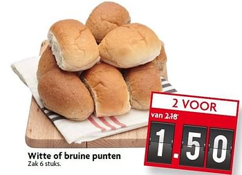 Aanbiedingen Witte of bruine punten - Huismerk - Deka Markt - Geldig van 16/08/2015 tot 22/08/2015 bij Deka Markt