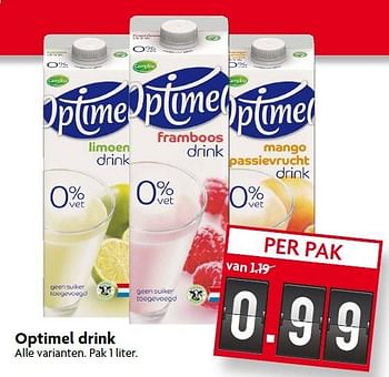 Aanbiedingen Optimel drink - Optimel - Geldig van 16/08/2015 tot 22/08/2015 bij Deka Markt