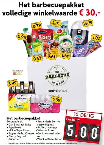 Aanbiedingen Het barbecuepakket - Huismerk - Deka Markt - Geldig van 16/08/2015 tot 22/08/2015 bij Deka Markt