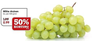 Aanbiedingen Witte druiven - Huismerk - Em-té - Geldig van 16/08/2015 tot 22/08/2015 bij Em-té