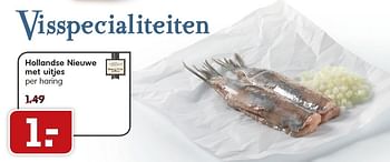 Aanbiedingen Hollandse nieuwe met uitjes - Smit Vis - Geldig van 16/08/2015 tot 22/08/2015 bij Em-té