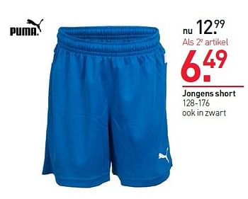 Aanbiedingen Jongens short - Puma - Geldig van 03/08/2015 tot 23/08/2015 bij Scapino