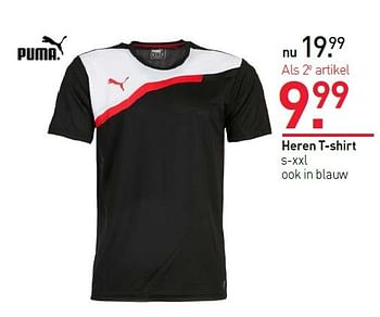 Aanbiedingen Heren t-shirt - Puma - Geldig van 03/08/2015 tot 23/08/2015 bij Scapino