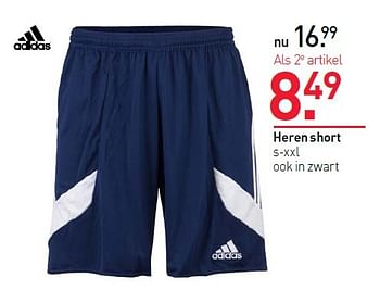 Aanbiedingen Heren short - Adidas - Geldig van 03/08/2015 tot 23/08/2015 bij Scapino