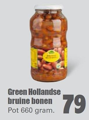 Aanbiedingen Green hollandse bruine bonen - Green - Geldig van 16/08/2015 tot 22/08/2015 bij Lekker Doen