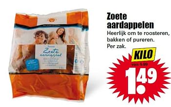 Aanbiedingen Zoete aardappelen - Huismerk - Dirk - Geldig van 16/08/2015 tot 22/08/2015 bij Lekker Doen