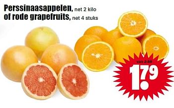 Aanbiedingen Perssinaasappelen,of rode grapefruits - Huismerk - Dirk - Geldig van 16/08/2015 tot 22/08/2015 bij Lekker Doen