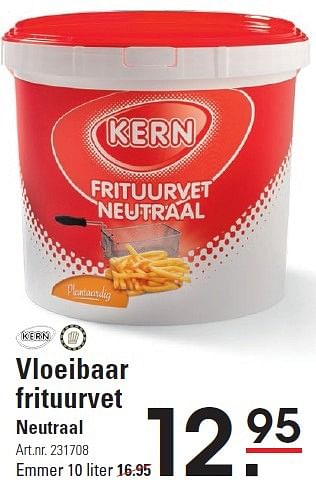 Aanbiedingen Vloeibaar frituurvet neutraal - Kern - Geldig van 06/08/2015 tot 24/08/2015 bij Sligro