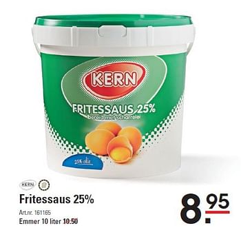 Aanbiedingen Fritessaus 25% - Kern - Geldig van 06/08/2015 tot 24/08/2015 bij Sligro