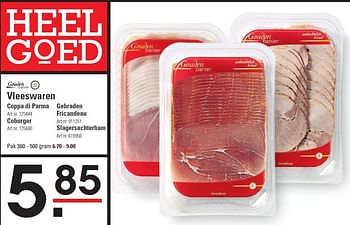 Aanbiedingen Vleeswaren - Gouden Banier - Geldig van 06/08/2015 tot 24/08/2015 bij Sligro