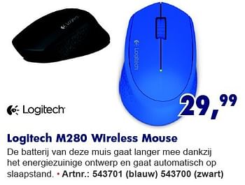 Aanbiedingen Logitech m280 wireless mouse - Logitech - Geldig van 10/08/2015 tot 31/08/2015 bij Informatique