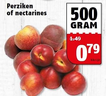 Aanbiedingen Perziken of nectarines - Huismerk Poiesz - Geldig van 17/08/2015 tot 23/08/2015 bij Poiesz